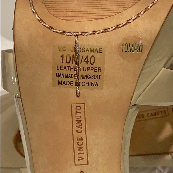 EUC Vince Camuto Jessamae Nude Platform Size 10 - Picture 7 of 8